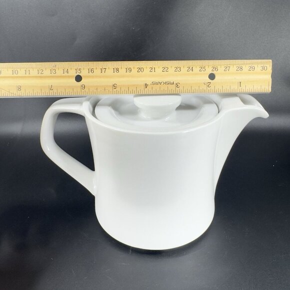 Seltmann Weiden Bavaria W Germany Praktica White Porcelain Carafe Pitcher Teapot - Picture 3 of 13